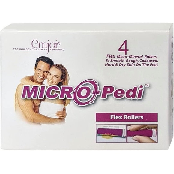 Emjoi Micro-Pedi Flex Micro Mineral Rollers Refills for All Emjoi Callus Remover - Picture 8 of 8